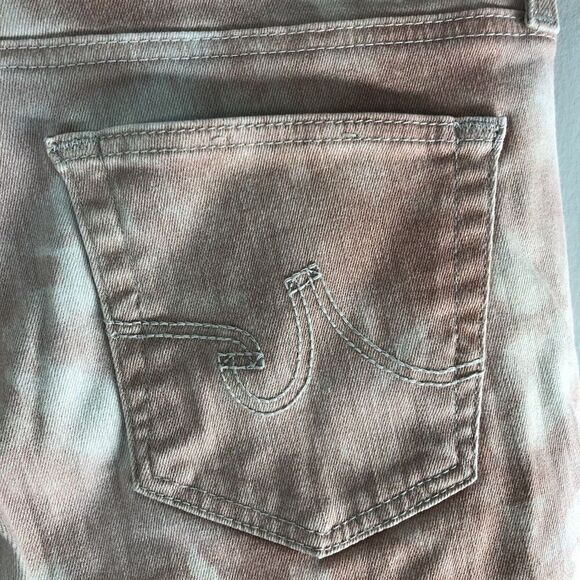 AG Adriano Goldschmied Womens Size‎ 29R Pink Tie Dye Legging Ankle Skinny Jeans - Picture 12 of 16